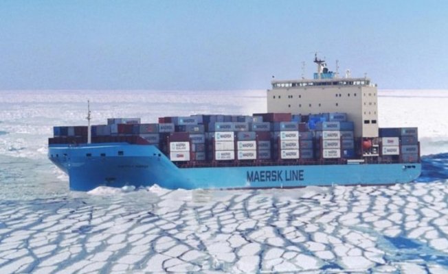 Venta Maersk, Süveyş yerine Kuzey Kutbu rotasından geçerek seferini 16 gün erken bitirdi