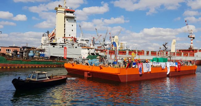 Jack-up Platformu, Hidrodinamik Tersanesi’nde teslim edildi