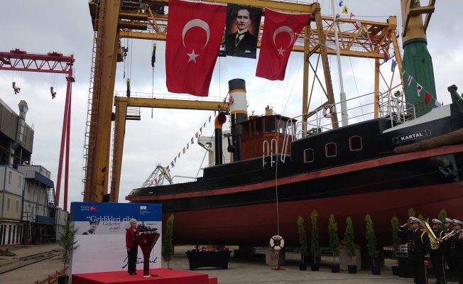 Kartal İstimbotu Deniz Kuvvetleri Komutanlığı'na teslim edildi