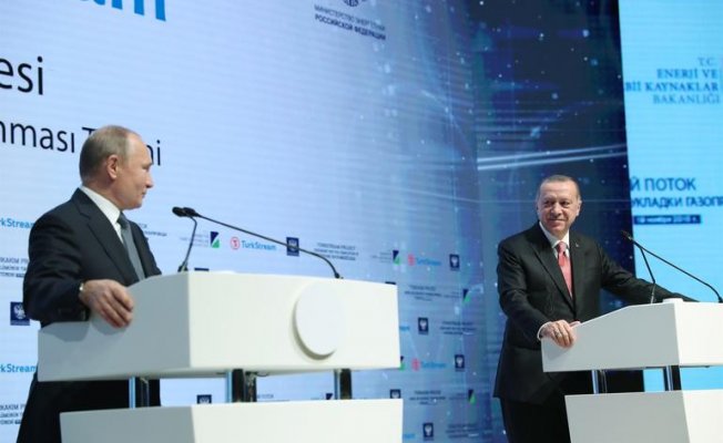 TürkAkım deniz kısmının tamamlanması töreni gerçekleşti