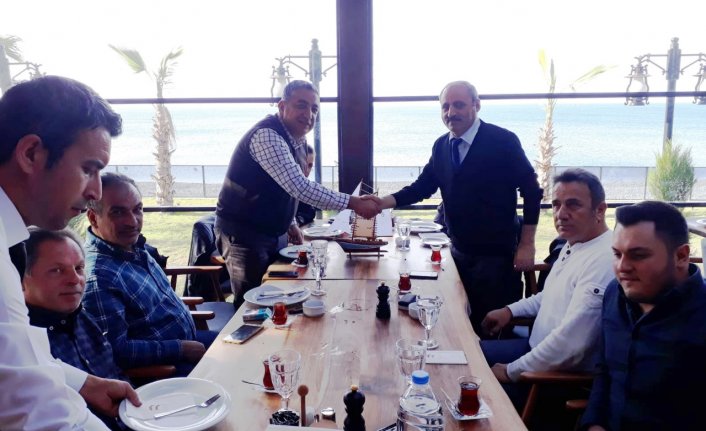 Hopa Liman Başkanı Erdemir’e veda yemeği