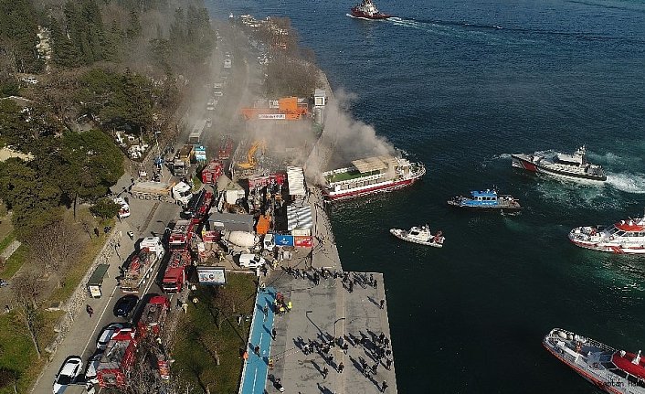 Sarıyer&#039;de tur teknesinde yangın çıktı!