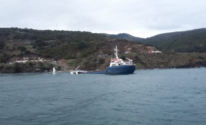 Yusuf Celal adlı kuru yük gemisi Marmara Adası laz kayası  yakınında battı