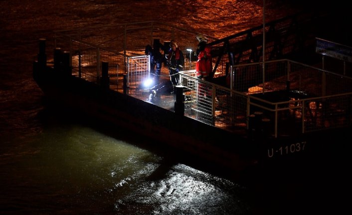 Macaristan'da batan geminin görüntüleri ortaya çıktı