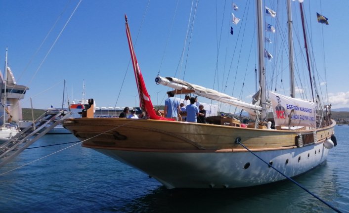 Teos Marina’da denizci dostlar buluştu