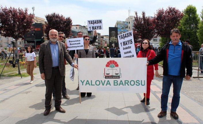 Yalova’da 1 Mayıs’a sönük kutlama
