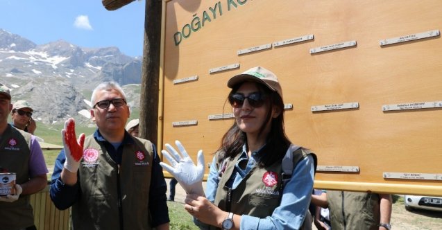 2320 rakımda çevre etkinliği