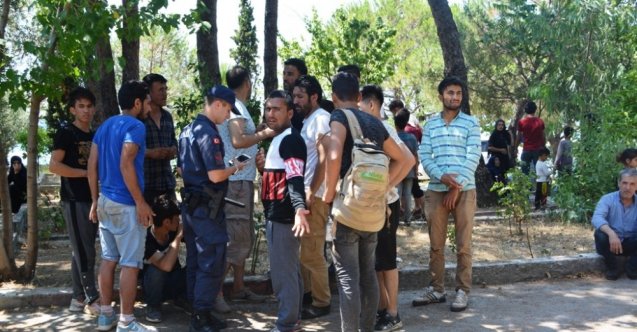 Ayvalık’ta 51 Afgan mülteci yakalandı