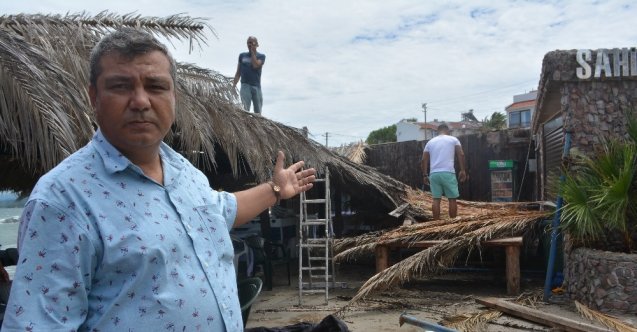 Ayvalık’ta hortum dehşetinin yaraları sarılıyor