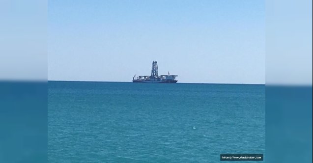 Sondaj gemisi &#039;Yavuz&#039; Mersin açıklarında