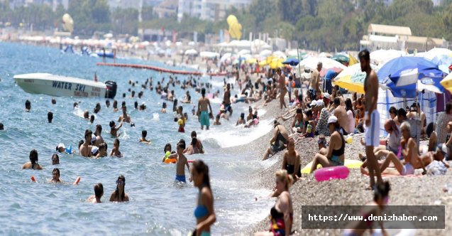 Antalya'da termometreler 39 dereceyi gösterdi