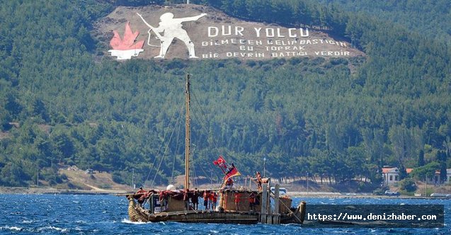 Antik dönemin izlerini taşıyan ‘Abora-IV’ isimli gemi, Çanakkale&#039;ye ulaştı