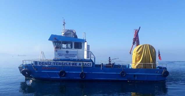 Deniz süpürüldü, sahil temizlendi