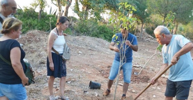 Spor ve Yelken Kulübü Kurucusu anısına fidan dikildi