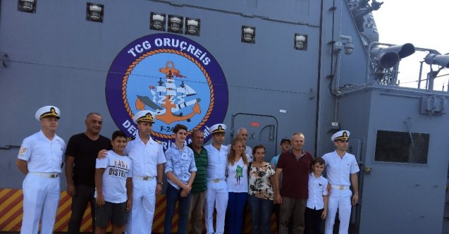 TCG Oruç Reis ve TCG Güven savaş gemileri kapılarını ziyaretçilere açtı