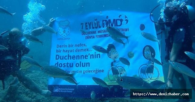 Deniz dibinde farkındalık eylemi