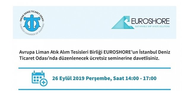 EUROSHORE, İMEAK DTO’da seminer düzenliyor