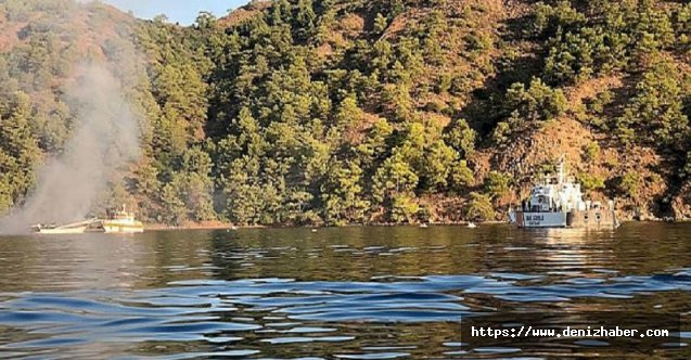 Fethiye&#039;de gulet teknede yangın: 1 ölü, 4 yaralı