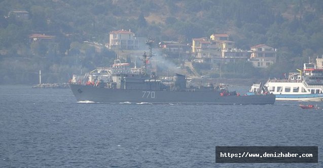 2 Rus savaş gemisi Çanakkale Boğazı’ndan geçti