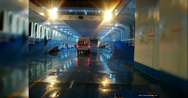 Gestaş’ın özel seferiyle hastaneye yetiştirildi