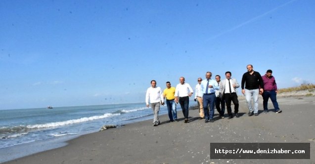 Tarsus Plajı’nın halka açılması için düğmeye basıldı