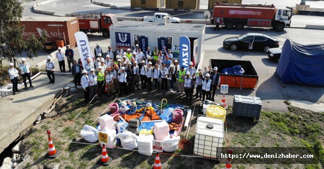 TCDD İzmir Limanında Acil Müdahale Tatbikatı Yapıldı