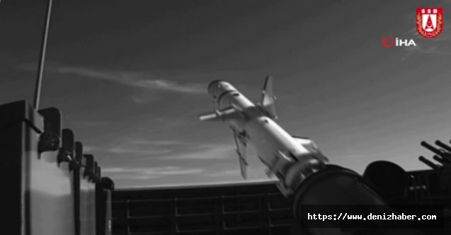 Milli Gemimizden ilk defa milli füze atışı gerçekleştirildi