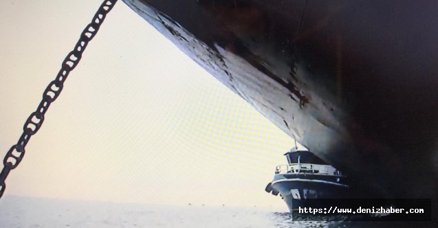 Kıyıya Çarpan Geminin Su Altı Sörveyi Alesta Dalgıçlık Tarafından Yapılıyor