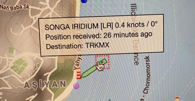 Konteyner gemisi Rumelihisarı sahiline çarptı