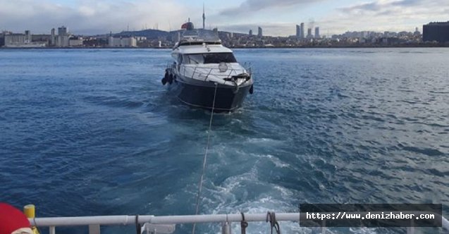 Sürüklenen teknenin imdadına Kıyı Emniyeti yetişti