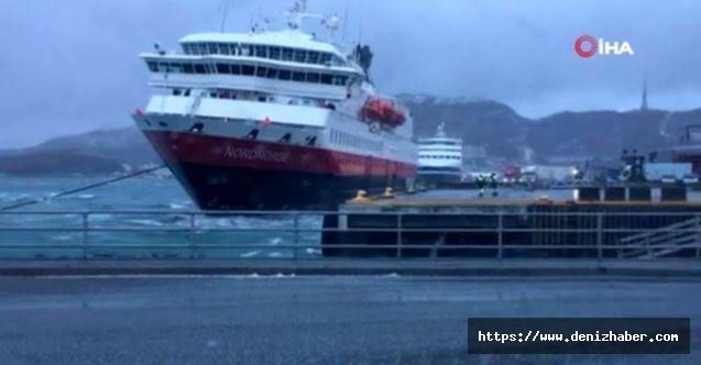 Yolcu gemisinin rüzgarla mücadelesi