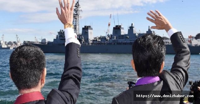 Japon savaş gemisi, Orta Doğu'ya gidiyor