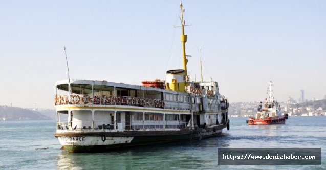Paşabahçe vapuru yenilenmek için Haliç’e çekiliyor