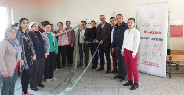 Aydınlı kadınlar balık ağı örmeyi öğrenecek