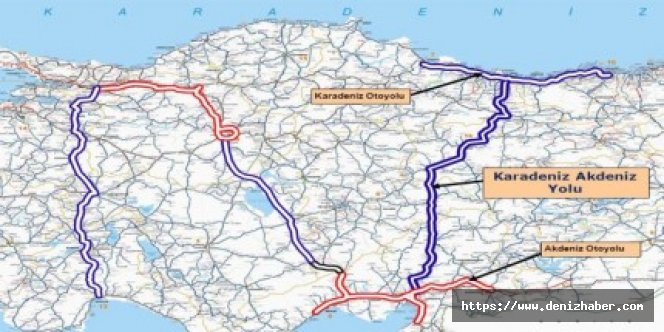 Karadeniz ve Akdeniz Birleşecek