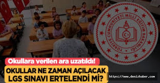 Milli Eğitim Bakanı Ziya Selçuk:&quot;30 Nisan’a kadar okullarımızın tatil olması, uzaktan eğitimin devam etmesi konusunda bir karar söz konusu”
