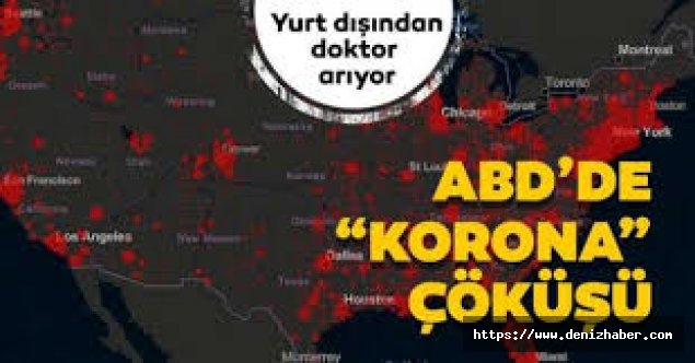Sağlık sistemi çöken ABD yurt dışından doktor arıyor