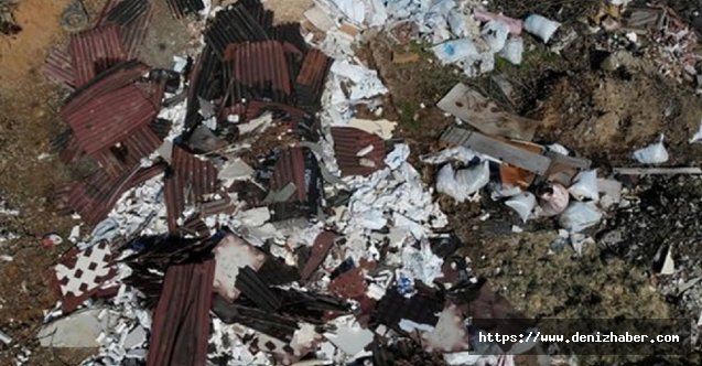 Şile’deki çevre katliamı havadan görüntülendi