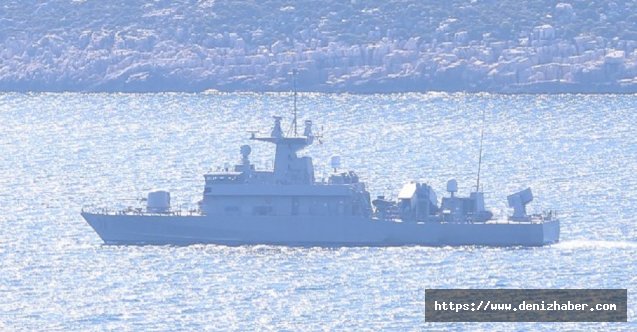 Yunan savaş gemisi Meis Adası önlerinde önlem aldı