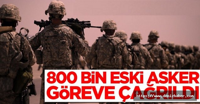 ABD ordusu 800 bin eski askeri göreve çağırdı
