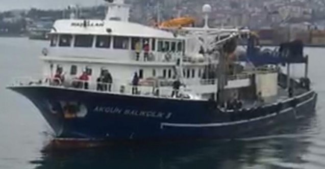 Afrika'dan Trabzon Limanına gelen Balıkçılar karantinada