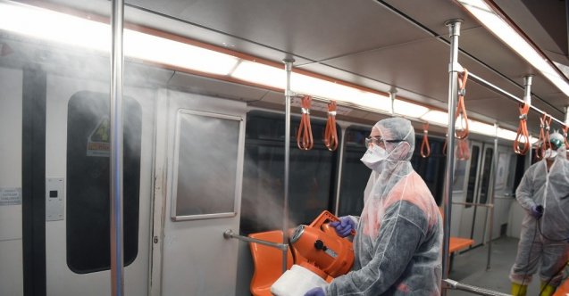 Ankara Büyükşehir Belediyesinden, Metro ve Ankaray’da kesintisiz hijyen