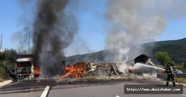 TEM 'de korkunç kaza!