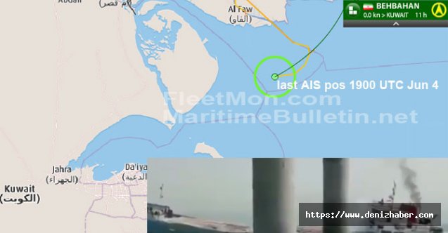 İran Gemisi BEHBAHAN’ın Batışı Saniye Saniye Görüntülendi! (Video)