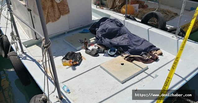 Teknenin içinde ölü bulundu!