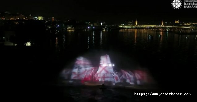 Preveze Deniz Zaferi'nin yıl dönümünde Haliç'te hologram gösterisi!