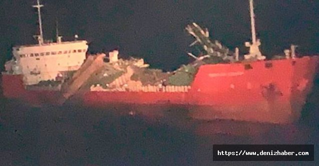 Azak denizinde tanker patladı, tankerin son hali şaşırttı! (Video)