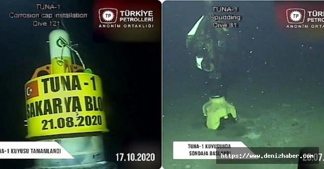 Tuna-1 kuyusunun sondaj görüntüleri paylaşıldı!