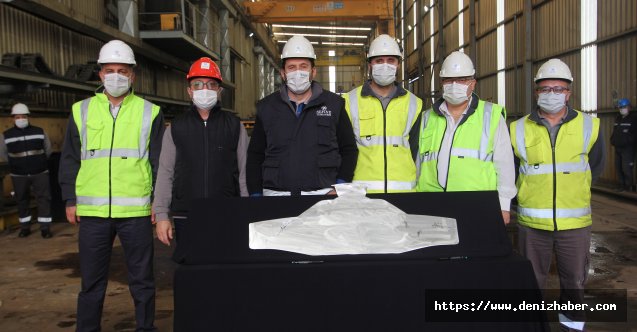 Sefine Tersanesi bir haftada 6 geminin sac kesim törenini gerçekleştirdi