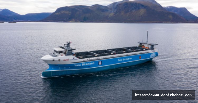Vard Dünyanın ilk elektrikli otonom konteyner besleme gemisini teslim etti!